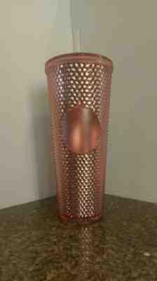 Starbucks Rose Gold Studded Tumbler Venti Cold Cup - Sold on eBay Nov, 18th 2019 for $49.99