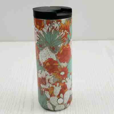 Starbucks Cactus Florals Stainless Steel Tumbler 16 Oz Travel Insulated New