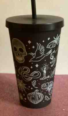 Starbucks Halloween 2019 Skull 16 Oz Tumbler Cup Purple/Black Spider Web RARE - Sold on eBay Nov, 18th 2019 for $30.00