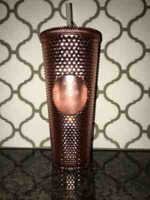 Starbucks venti 24oz tumbler summer 2019 iridescent jeweled rose gold pink - Sold on eBay Nov, 18th 2019 for $40.00