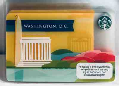 31x Starbucks WASHINGTON DC City Gift Card Lot (6086) 2012 - BULK DISCOUNTS - Sold on eBay Nov, 18th 2019 for $15.00