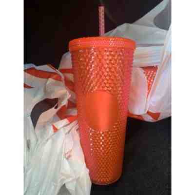 Starbucks Holiday 2019 Studded Tumbler Cold Cup Hot Pink 24oz LIMITED EDITION - Sold on eBay Nov, 18th 2019 for $40.00