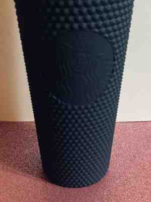 Starbucks Fall 2019 Matte Black Studded Plastic Tumbler Cold Cup Limited Edition - Sold on eBay Nov, 18th 2019 for $50.00