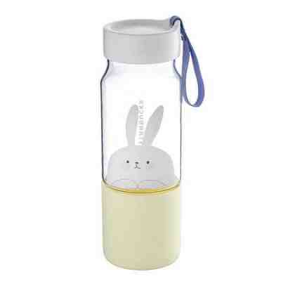 Starbucks Taiwan 2019 mid autumn festival 16oz bunny face water bottle - Sold on eBay Nov, 18th 2019 for $40.00