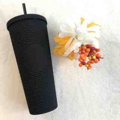 Starbucks Fall 2019 Limited Edition Studded Tumbler Cup - Matte Black 24 Oz - Sold on eBay Nov, 18th 2019 for $75.00