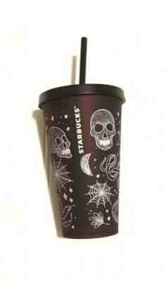 Halloween Starbucks 2019 Skull Cup Tumbler RARE - Sold on eBay Nov, 18th 2019 for $39.00