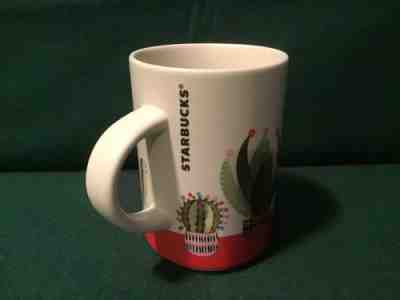 Starbucks 2017 Multicolor Winter CACTUS Coffee Mug Cup - Sold on eBay Nov, 18th 2019 for $15.00