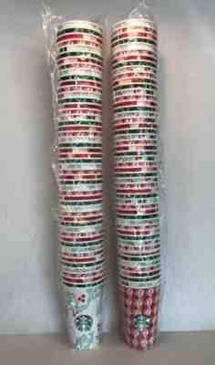 100 NEW Starbucks Holiday Logo Disposable Paper Cups Christmas - Sold on eBay Nov, 18th 2019 for $30.00