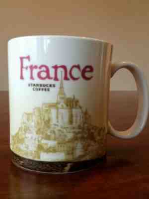 Starbucks France 2012 Coffee Mug Global City Icon Collectors Series French Brown - Sold on eBay Nov, 18th 2019 for $28.00