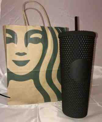 Authentic Starbucks Limited Fall Halloween Matte Black Studded Tumbler Goth 24oz - Sold on eBay Nov, 18th 2019 for $65.00