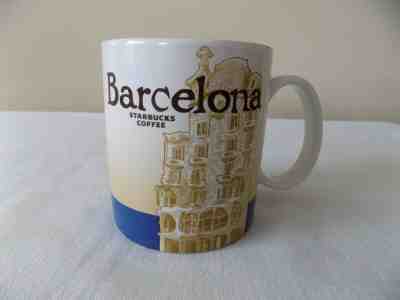 Retired 2014 Barcelona, Spain STARBUCKS COFFEE 16 Fl. Oz. Global Icon City Mug - Sold on eBay Nov, 18th 2019 for $21.95