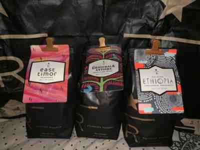 Starbucks Reserve Coffee: East Timor, Ethiopia, Guatemala Antigua - Sold on eBay Nov, 18th 2019 for $65.85