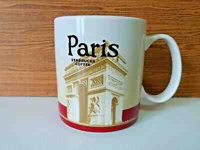  Starbucks Mug Paris France Coffee Cup Global Icon City Series Mug 16 Oz 2016 - Sold on eBay Nov, 18th 2019 for $60.00
