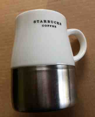 Starbucks Coffee Mug With Metal Base 14 fl oz 2008 Rubber Bottom - Sold on eBay Nov, 18th 2019 for $25.00