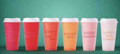 STARBUCKS 2019 NEW CHRISTMAS HOLIDAY REUSEABLE HOT CUPS (PACK OF 6) W/ LIDS - Sold on eBay Nov, 18th 2019 for $24.95