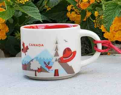 StarbucksYou Are Here Canada Mini Christmas Ornament 2 oz. NEW IN BOX - Sold on eBay Nov, 18th 2019 for $29.95