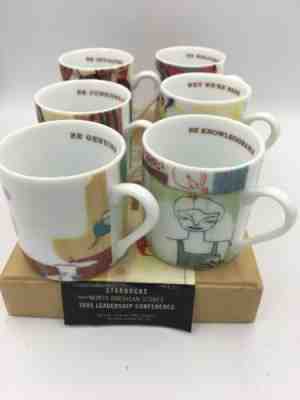 Starbucks Coffee Espresso Cups 6 Mugs 2005 Leadership Conference Limited Edition - Sold on eBay Nov, 17th 2019 for $25.00