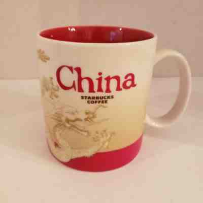 Starbucks Coffee CHINA Global Icon DRAGON Collector Series 16 oz Mug 2018 - Sold on eBay Nov, 17th 2019 for $18.19