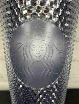 Starbucks Christmas 2019 Silver Iridescent Studded Tumbler Reusable Washable - Sold on eBay Nov, 17th 2019 for $20.25