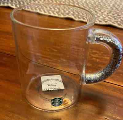 New 2019 Rare Starbucks Holiday Clear Glass W Sliver Glitter In Handle Mug - Sold on eBay Nov, 17th 2019 for $30.00