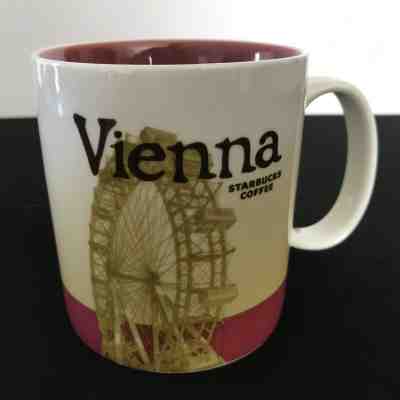 VIENNA AUSTRIA STARBUCKS COFFEE CITY MUG/CUP 16oz. Global Icon Ferris Wheel RARE - Sold on eBay Nov, 17th 2019 for $26.00
