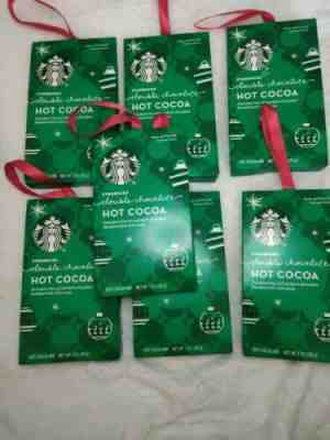 STARBUCKS Double Chocolate Hot Cocoa Holiday Ornament LOT of 7 - Sold on eBay Nov, 17th 2019 for $22.00