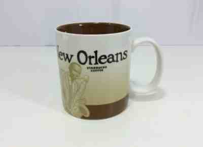 Starbucks NEW ORLEANS MARDI GRAS JAZZ SAXOPHONE Retired Collectors City Mug - Sold on eBay Nov, 17th 2019 for $26.71