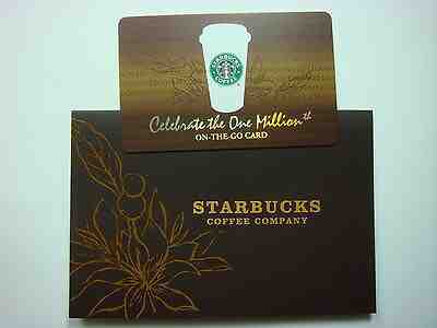 2009 Starbucks Taiwan #42~ ONE MILLION CARD/ SLEEVE - Sold on eBay Nov, 17th 2019 for $59.99