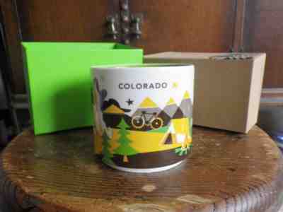 NIB COLORADO You Are Here (YAH) Starbucks Mug Green NWT Mountain Bike - Sold on eBay Nov, 17th 2019 for $25.00
