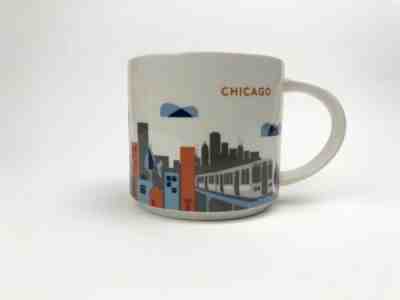 Starbucks CHICAGO Coffee Mug Cup You Are Here 14 Oz 2015  - Sold on eBay Nov, 17th 2019 for $21.00