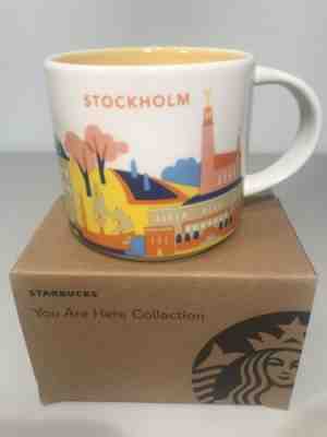Starbucks Stockholm Sweden You Are Here 14 oz Mug New with Box Rare - Sold on eBay Nov, 17th 2019 for $57.99