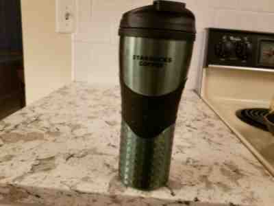  Starbucks  2006 Green Stainless Steel divot tumbler, 16 oz  - Sold on eBay Nov, 17th 2019 for $24.99