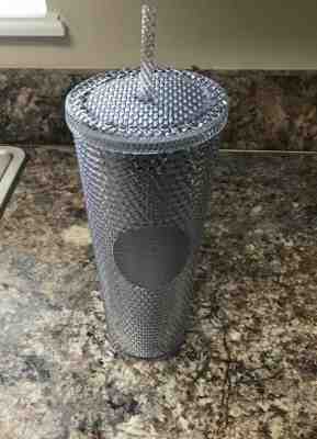 Starbucks Holiday Studded Bling Platinum Christmas Tumbler Cold Cup - Sold on eBay Nov, 17th 2019 for $17.50