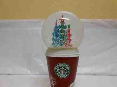 STARBUCKS HOLIDAY CHRISTMAS TREE SNOW GLOBE 2006  - Sold on eBay Nov, 17th 2019 for $17.99