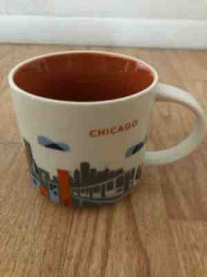 NEW Starbucks Oversize Coffee Mug You Are Here Collection CHICAGO 14oz - Sold on eBay Nov, 17th 2019 for $23.99