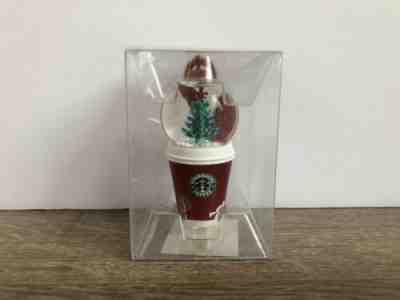 Rare Starbucks 2006 Christmas Tree Snow Globe Ornament Red To Go Cup NIB - Sold on eBay Nov, 17th 2019 for $29.99