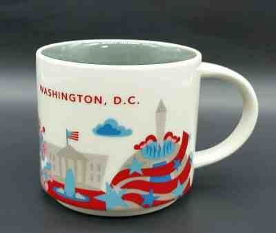 Starbucks City Mug Cup Washington DC You Are Here Collection 2017 Cherry Blossom - Sold on eBay Nov, 17th 2019 for $15.45