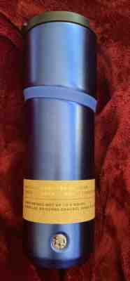 NWT Starbucks Stainless Steel Blue Vacuum Insulated Tumbler 16oz Grande Dbl Wall - Sold on eBay Nov, 17th 2019 for $25.00
