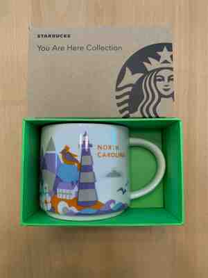 New Starbucks North Carolina You Are Here Collection Coffee Mug Cup 14 Oz - Sold on eBay Nov, 17th 2019 for $18.99