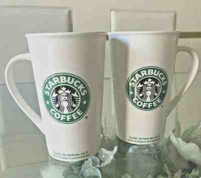 Starbucks Coffee Cup Bundle To Go Mug White w Mermaid Logo 16 oz 5.75 Tall 2005  - Sold on eBay Nov, 17th 2019 for $18.00