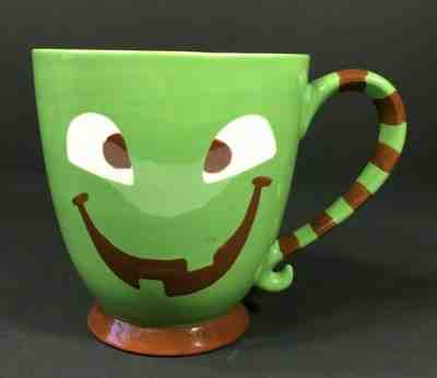 Starbucks 2007 Halloween Green Jack O'Lantern faced Cup Mug - Sold on eBay Nov, 17th 2019 for $17.95