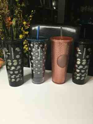 New STARBUCKS Iridescent Cold Cup (Sold In Set 4) - Sold on eBay Nov, 17th 2019 for $30.00