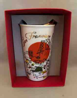 Starbucks San Francisco Ceramic Tumbler Travel Cup 12 Oz 2015. NWT! - Sold on eBay Nov, 17th 2019 for $40.00