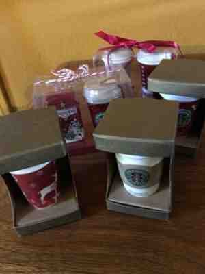 Lot of Retired Starbucks Christmas Ceramic Ornaments Original Packaging - Sold on eBay Nov, 17th 2019 for $39.00