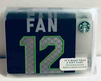 12x Starbucks SEATTLE SEAHAWKS Card Lot (6100) 2014 - BULK DISCOUNTS - Sold on eBay Nov, 17th 2019 for $39.99