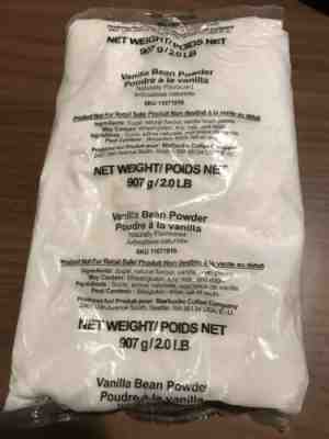 NEW STARBUCKS VANILLA BEAN POWDER 2LBS PER BAG EXP MAY 2020 - Sold on eBay Nov, 17th 2019 for $18.99