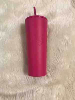 Starbucks Hot Pink Fuchsia 24 Oz Stainless Steel Tumbler - Sold on eBay Nov, 17th 2019 for $40.00