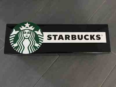 Starbucks 19.5" Plastic Box Sign - Sold on eBay Nov, 17th 2019 for $59.99