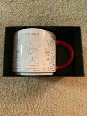 Starbucks Christmas Scotland You Are Here 14 oz Mug - Sold on eBay Nov, 17th 2019 for $47.98