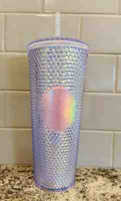 2018 RAINBOW STARBUCKS IRIDESCENT STUDDED COLD CUP UNICORN TUMBLER GLITTER - Sold on eBay Nov, 17th 2019 for $140.00